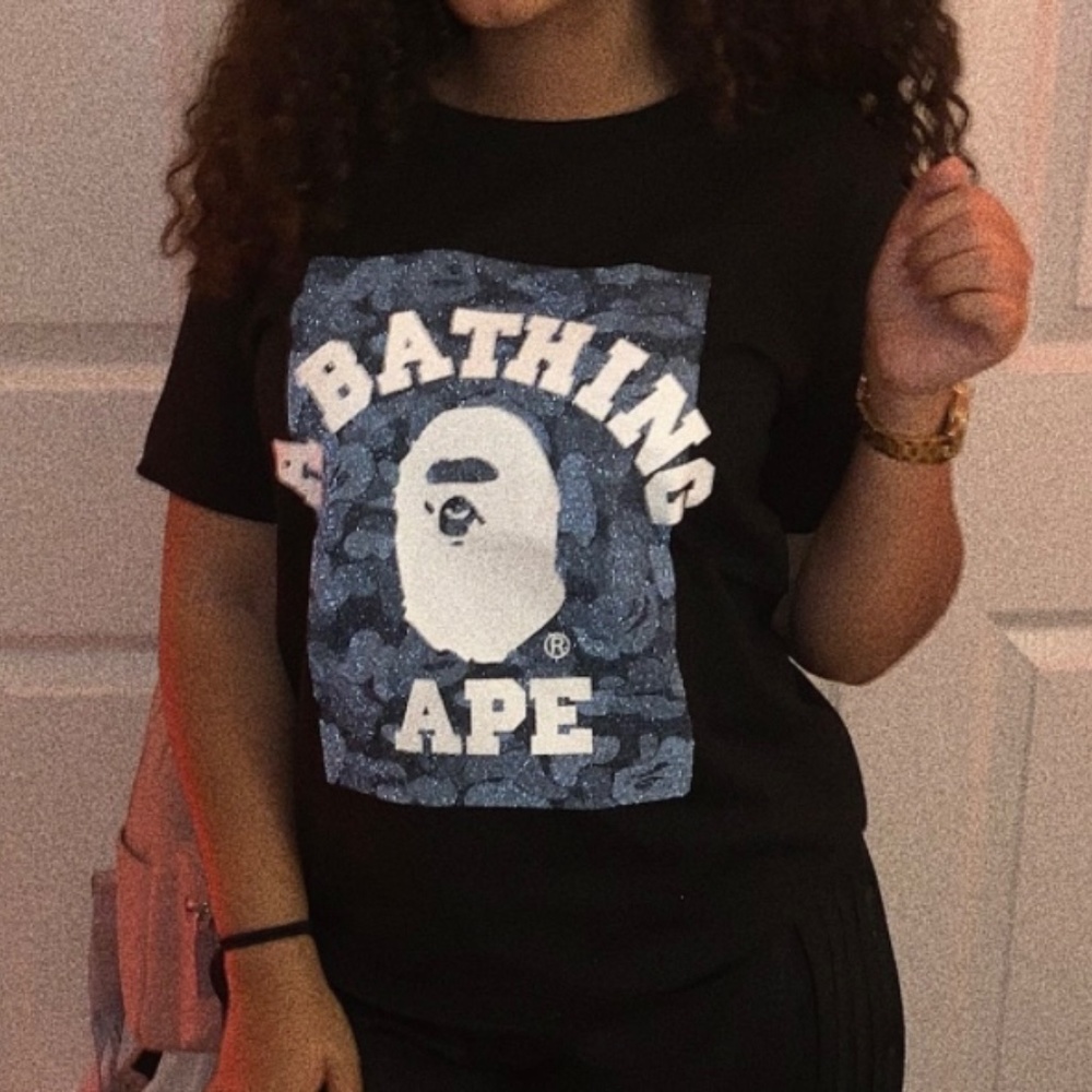 Reflective A Bathing Ape Short Sleeve T-shirt